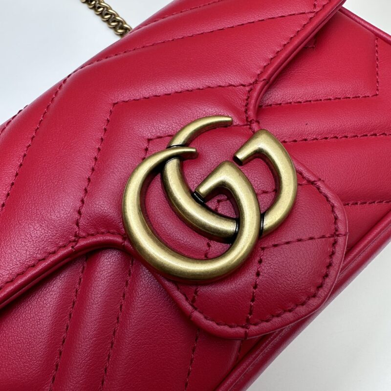 Replica Gucci Matelassé Mini Red