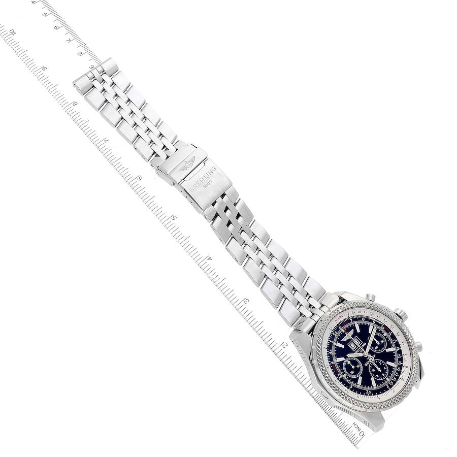 Breitling Bentley Motors Black Dial Chronograph Mens Watch A44362