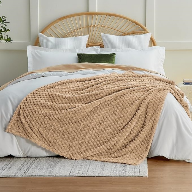 VELVETIER Fleece Throw Blanket for Couch or Bed