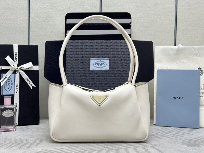 Replica Prada Medium White Shoulder Bag