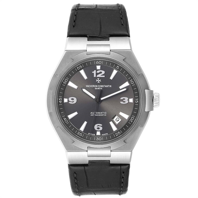 Vacheron Constantin Overseas Deep Stream Grey Dial Steel Mens Watch 47040
