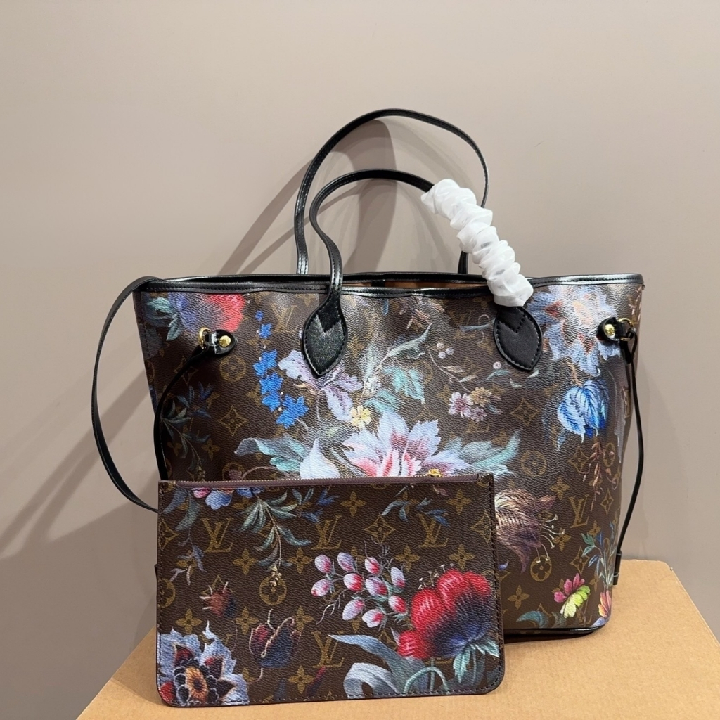 Louis Vuitton Neverfull MM Tote Bag Monogram Canvas Ebene 31cm M28918