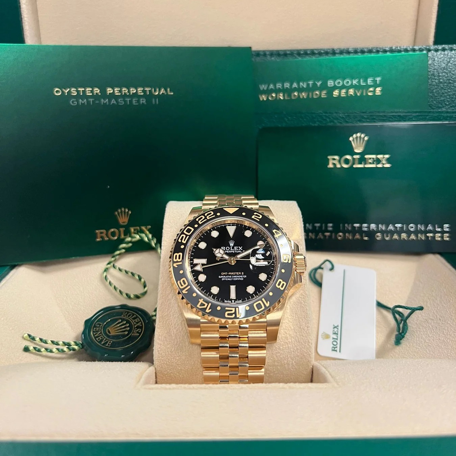 Rolex GMT-Master II NEW RELEASE 2023 Jubilee 18ct Yellow Gold 126718GRNR-0001 New
