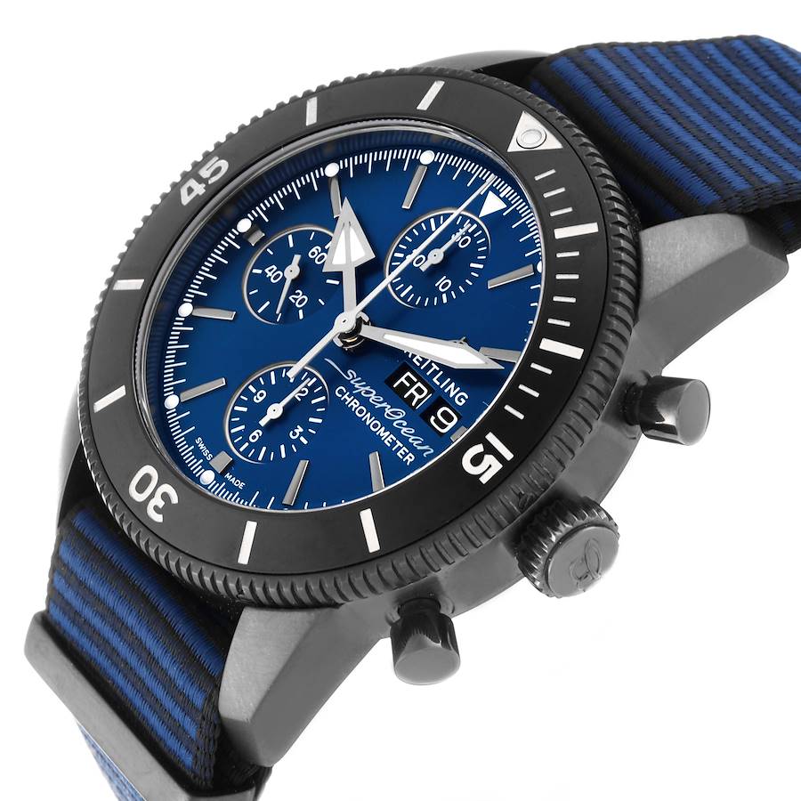 Breitling SuperOcean Heritage Chronograph DLC Steel Mens Watch M13313