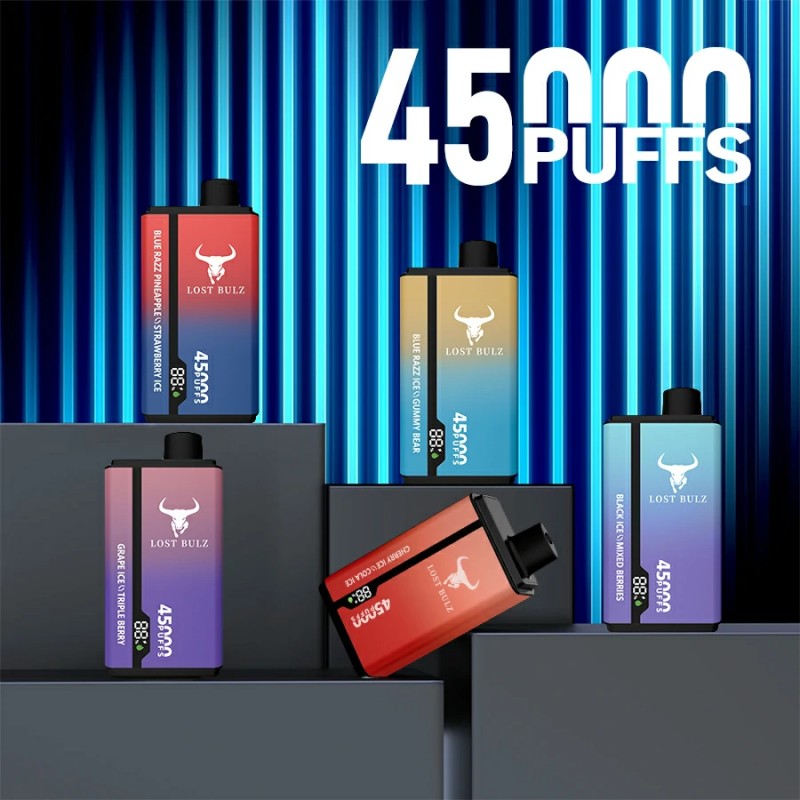 🔥 Lost Bulz V450 45K Puffs Disposable Vape | 2% Nikotyny 💨 45 000 Puffów | Pakiet 10 sztuk | Szybka wysyłka z Polski 1–3 dni 🚚🇵🇱