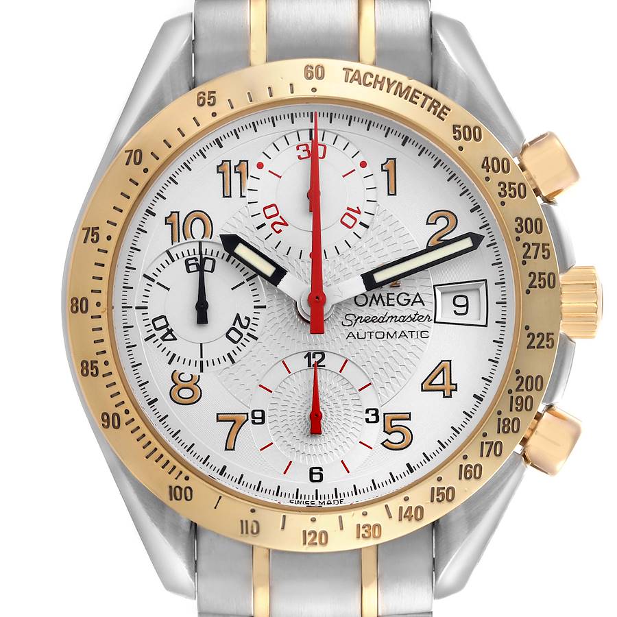 Omega Speedmaster Japanese Market LE Steel Yellow Gold Watch 3313.33.00 Card