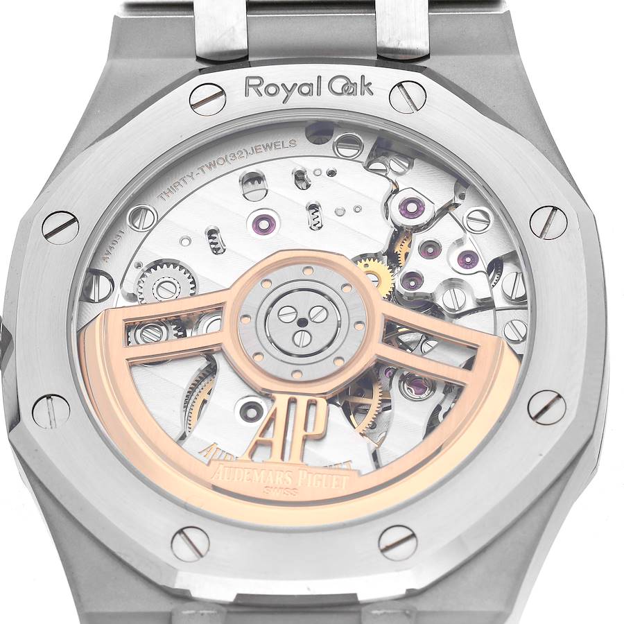 Audemars Piguet Royal Oak White Dial Steel Mens Watch 15500ST