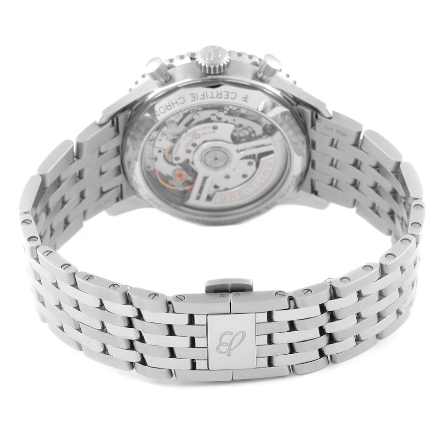 Breitling Navitimer B01 41 Green Dial Steel Mens Watch AB0139