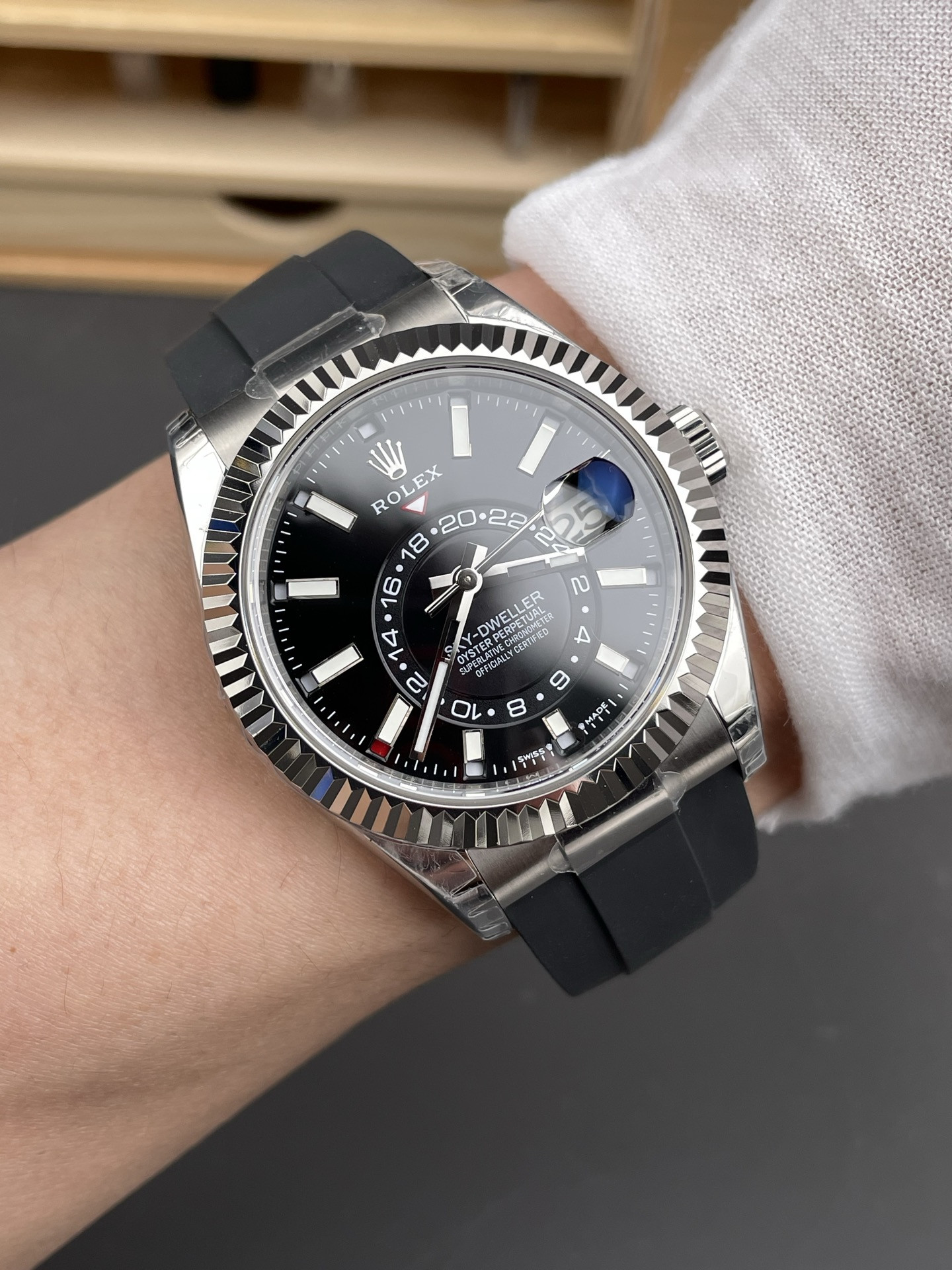 Sky-Dweller Black Dial