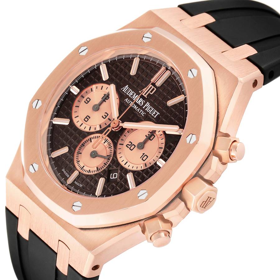 Audemars Piguet Royal Oak Rose Gold Chronograph Mens Watch 26331OR