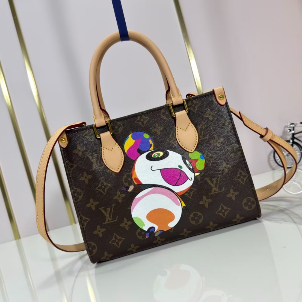 Louis Vuitton X Takashi Murakami Onthego BB Monogram Canvas Brown 18Cm M13668