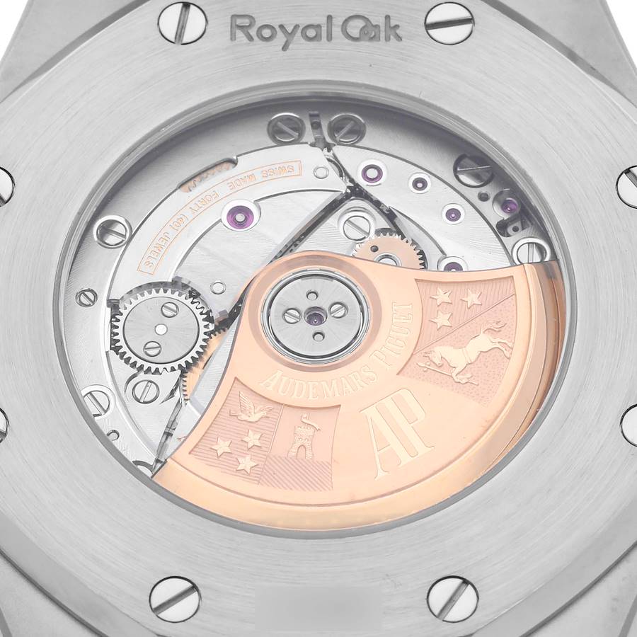 Audemars Piguet Royal Oak Silver Dial Steel Mens Watch 15400ST