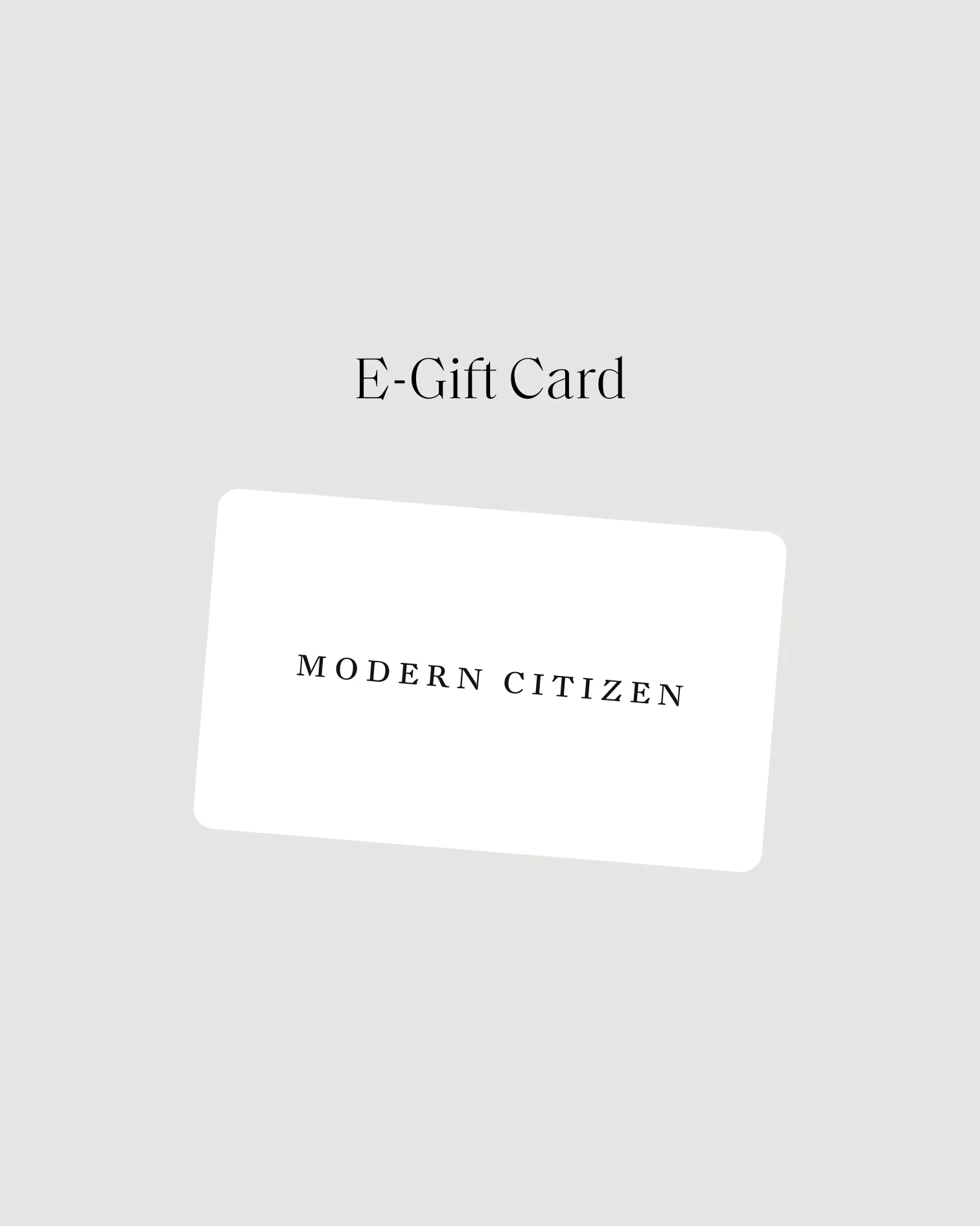 E-Gift Card