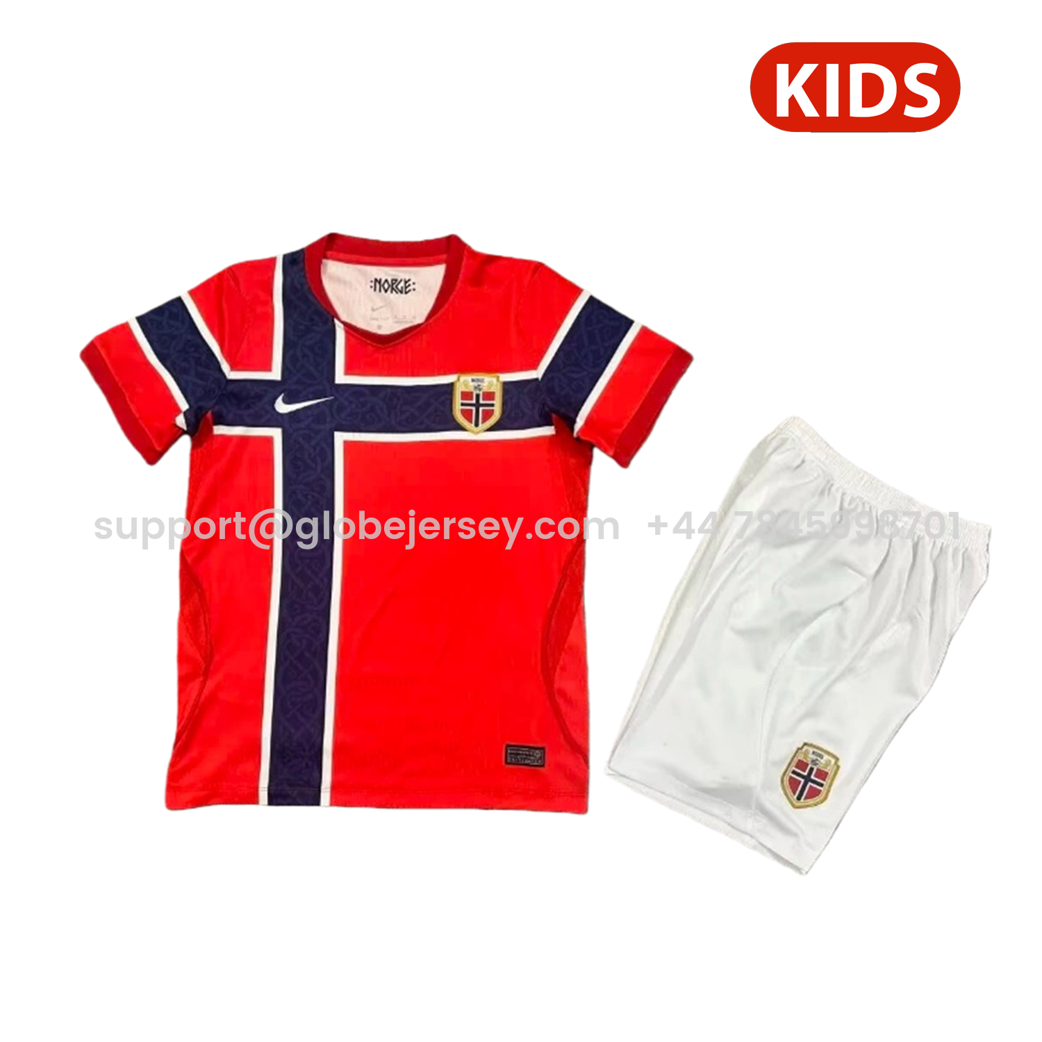 Norway 2026 Home Kids Kit