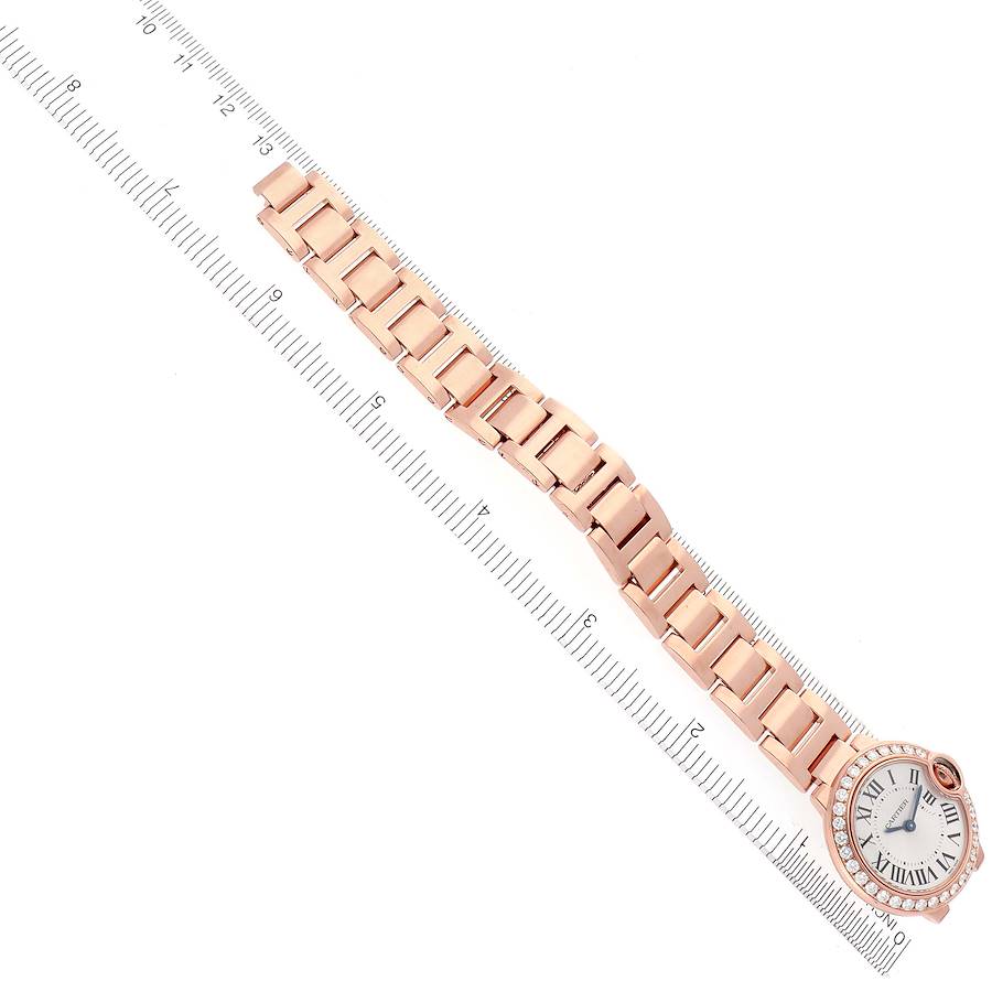 Cartier Ballon Bleu Rose Gold Diamond Small Ladies Watch WE9002Z3