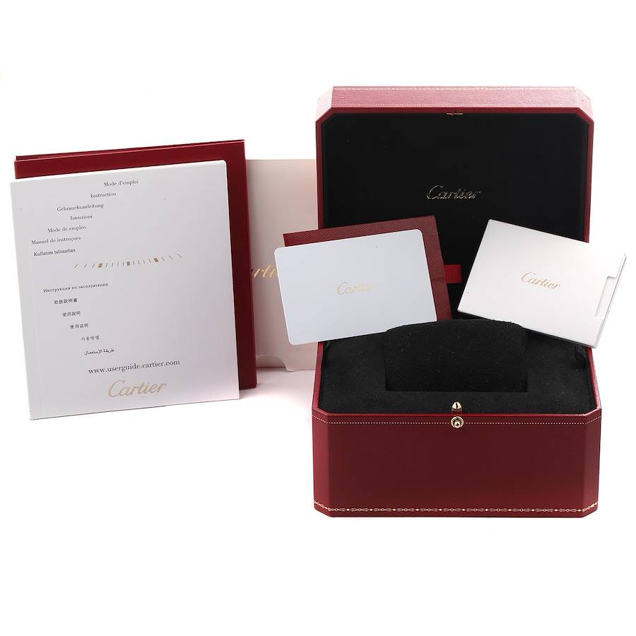 Cartier Tank Francaise Small Steel Diamond Bezel Ladies Watch W4TA0008