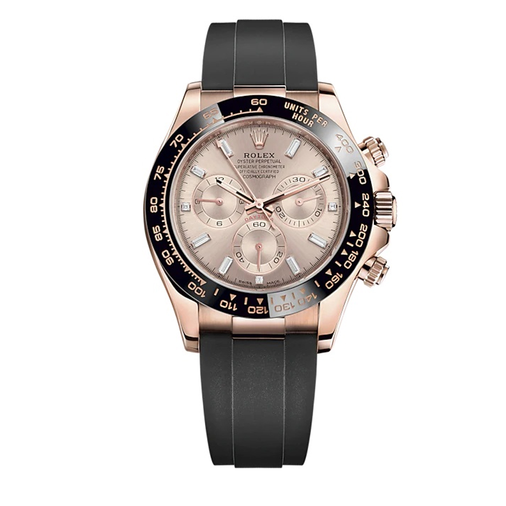 ​Rollie-The Crown Daytona Sundust Dial 40mm Everose gold Oysterflex Strap 116515ln-0061