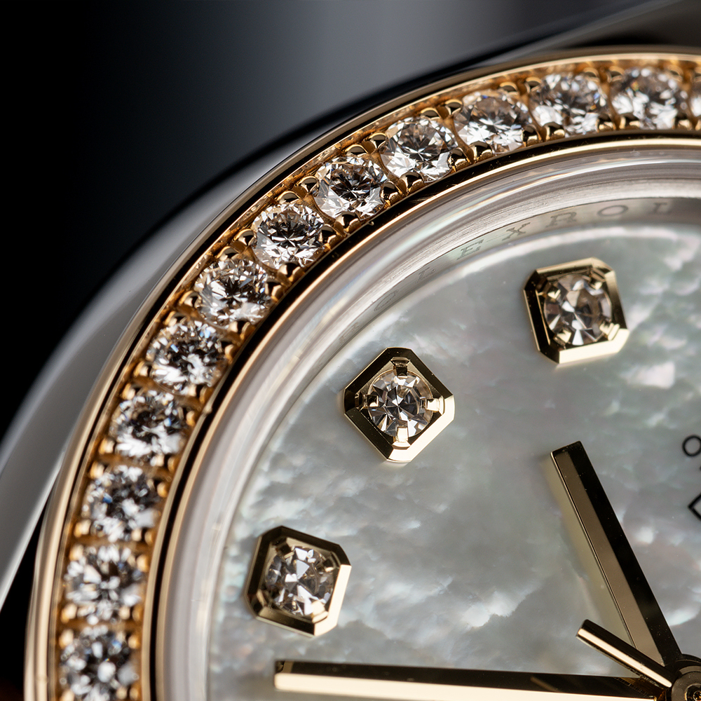 ?Limited Stock-Rolex Lady Datejust 28mm/31mm/36mm 18K Yellow Gold Jubilee Bracelet Diamond Bezel Mother of Pearl Diamond Dial Ref: 279381RBR-0013 /Ref: 279383rbr-0019