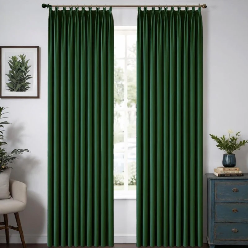 Custom Velvet Luxury Curtains  (2 Panels) - Pleated