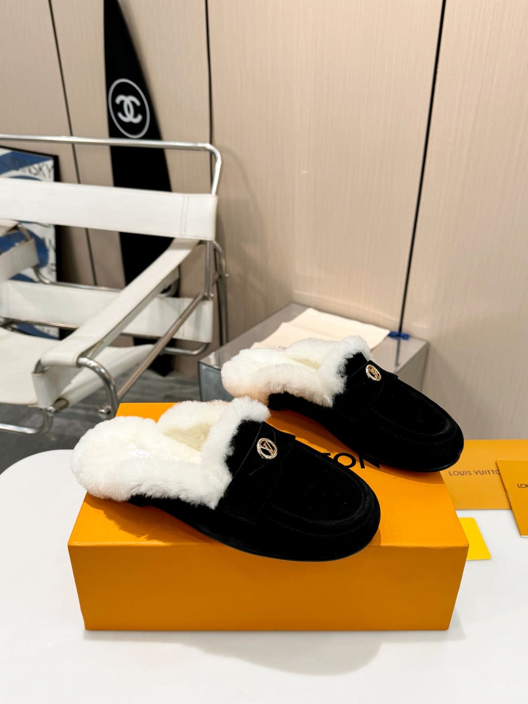 Louis Vuitton Soho Open Back Loafer Black 1Adc8Y