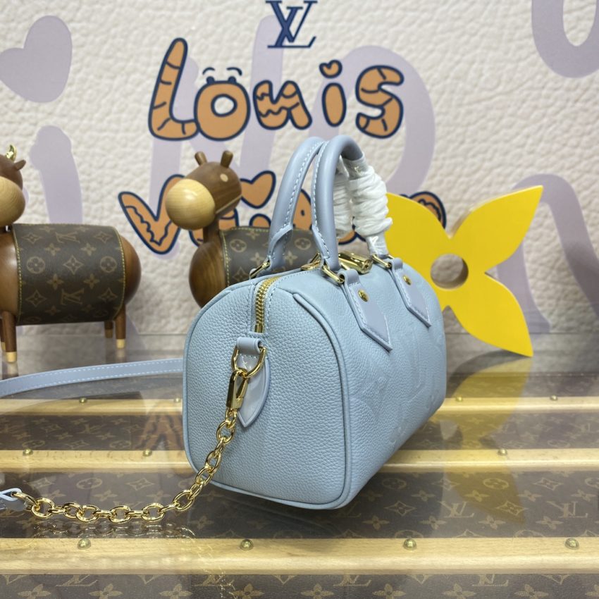 Replica Louis Vuitton Speedy Bandouliere 20 Sky Blue