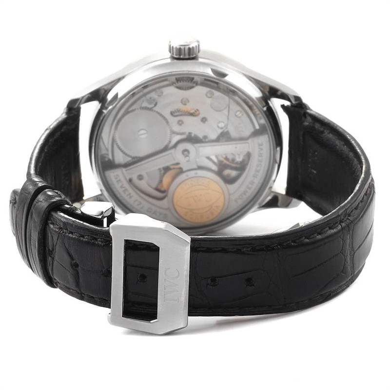 IWC Portuguese Chrono 7 Day Power Reserve Mens Watch IW500109