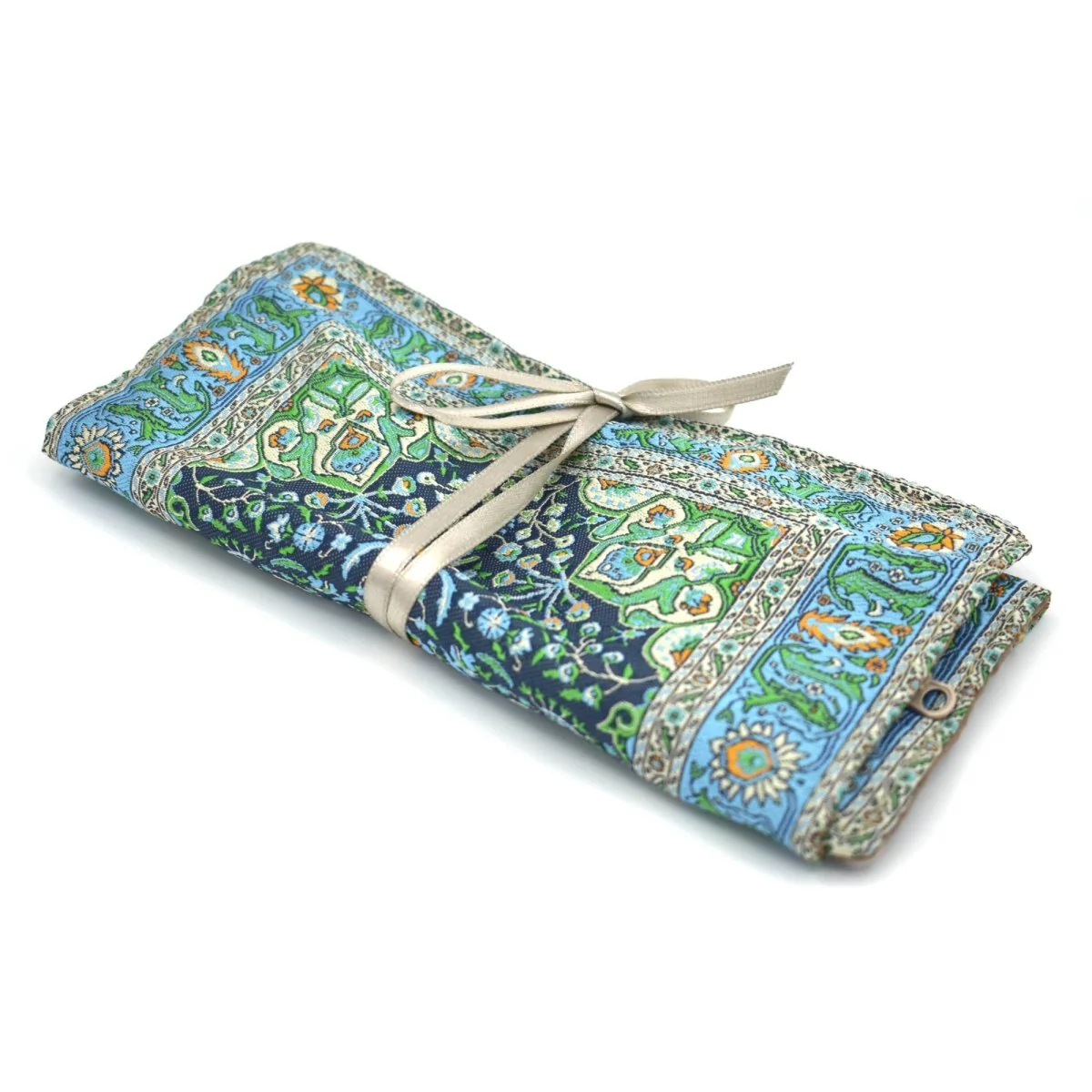 Jewelry Travel Case with Zippered Pouches and Compartments, Necklace and Bracelet Organizer, Travel Bag, in Assorted Colors