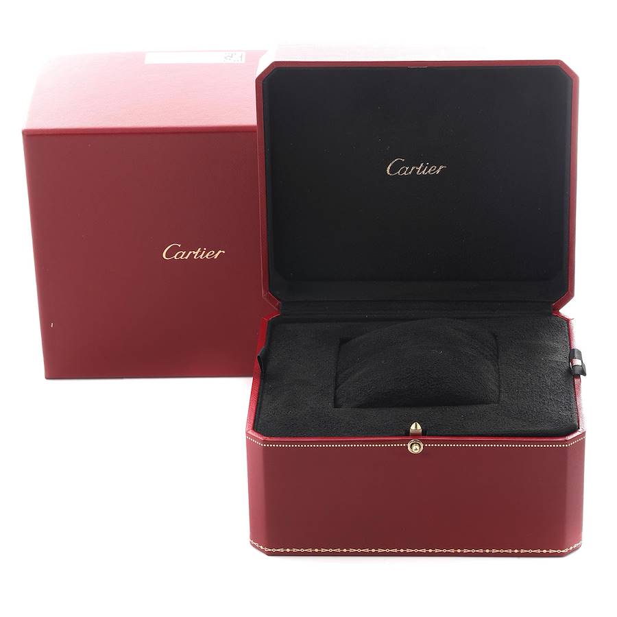 Cartier Baignoire Large White Gold Diamond Ladies Watch WB520009