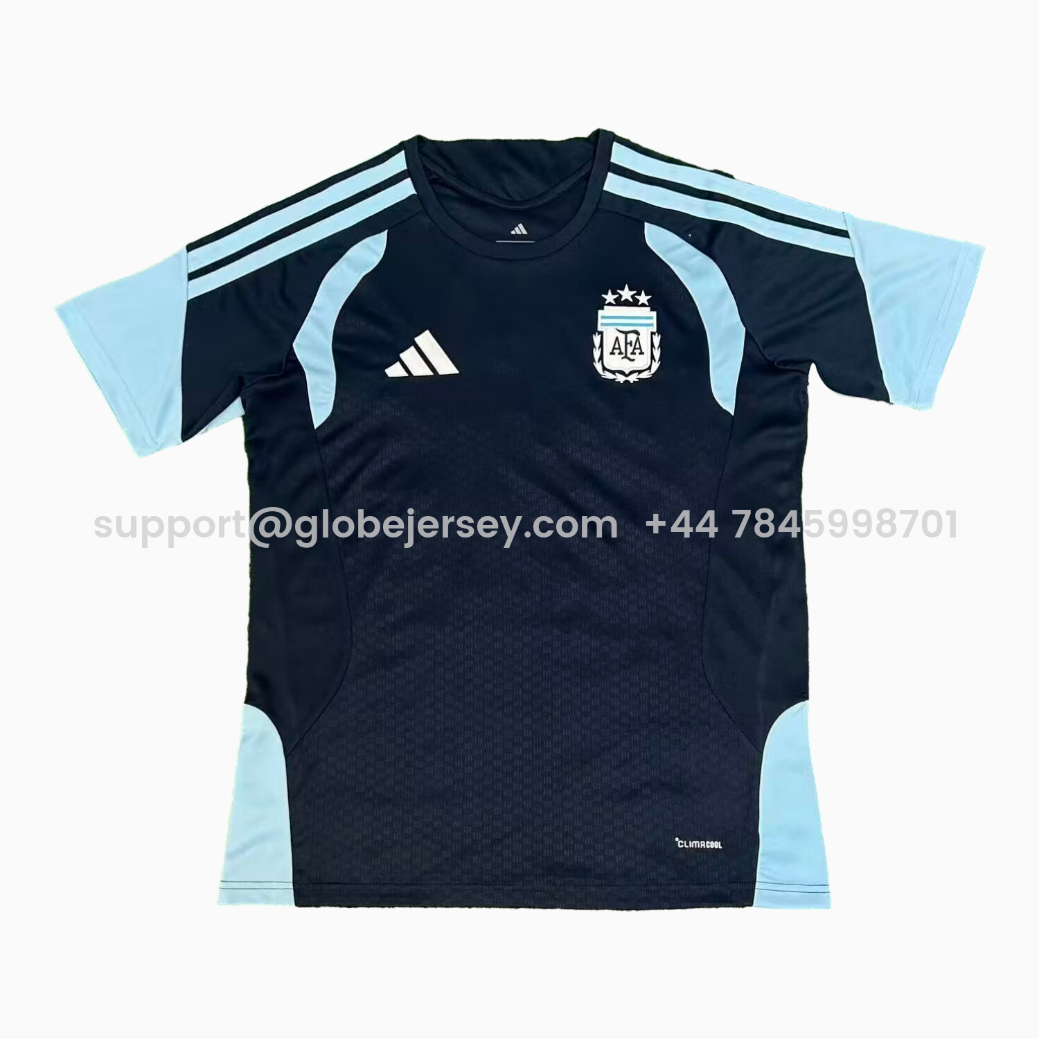 Argentina 2026 Black Pre-Match Training Jersey - Fans Version