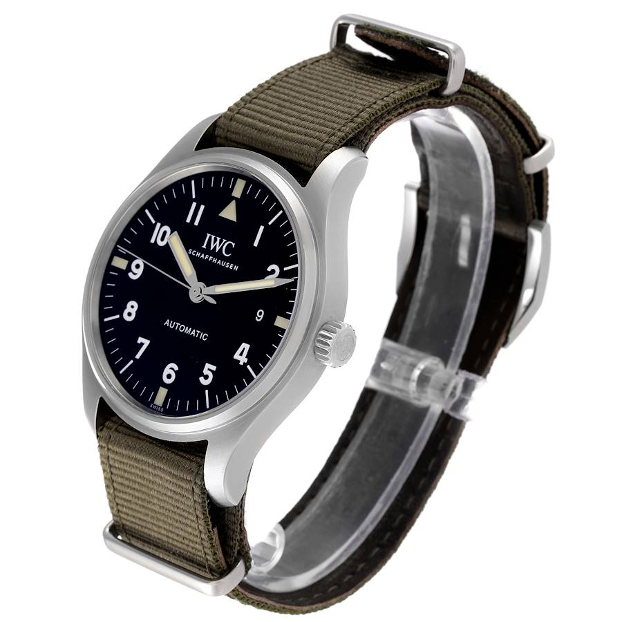 IWC Pilot Mark XVIII Black Dial Automatic Steel Mens Watch IW327007