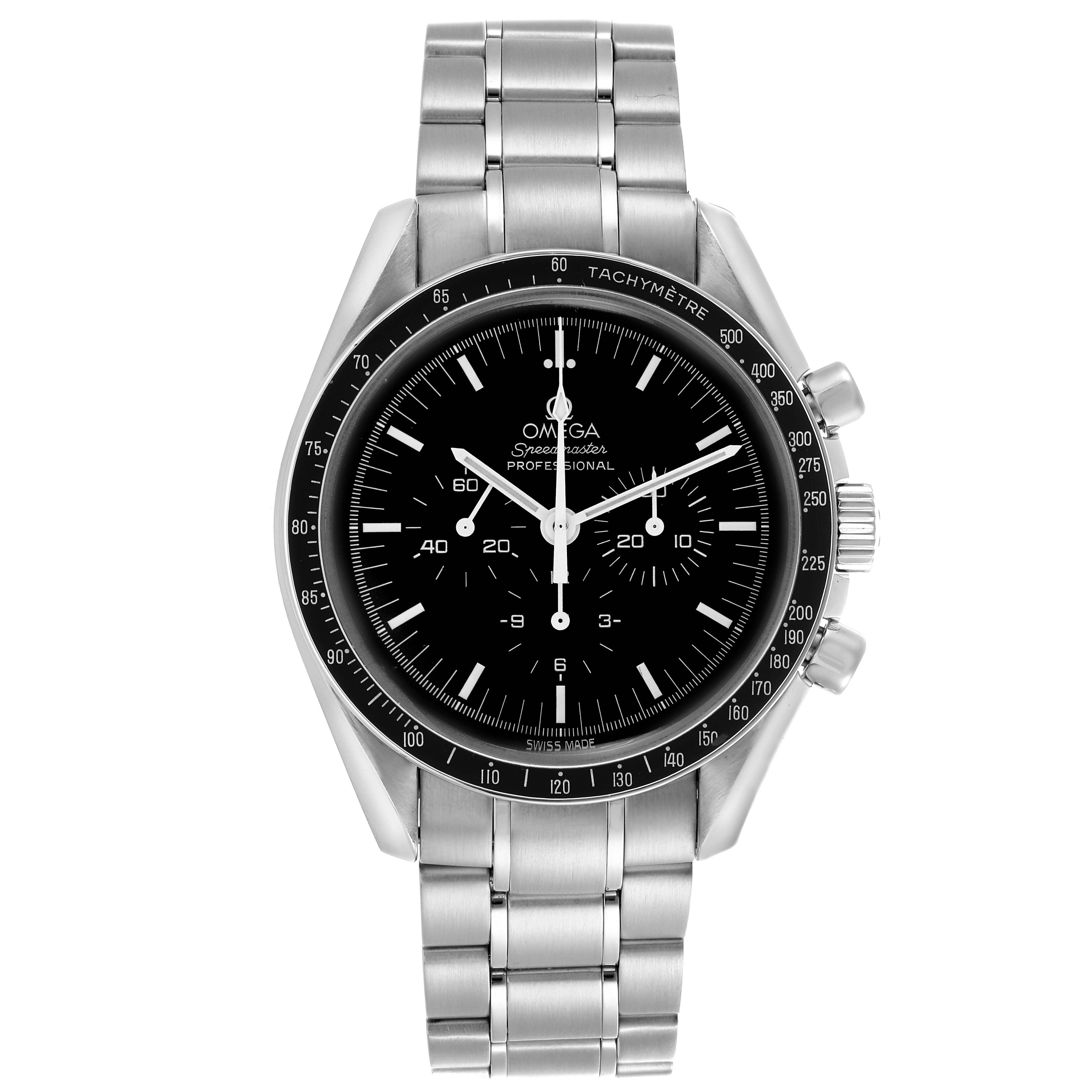 Omega Speedmaster Moonwatch Hesalite Steel Mens Watch 42.0 MM 3572.50.00