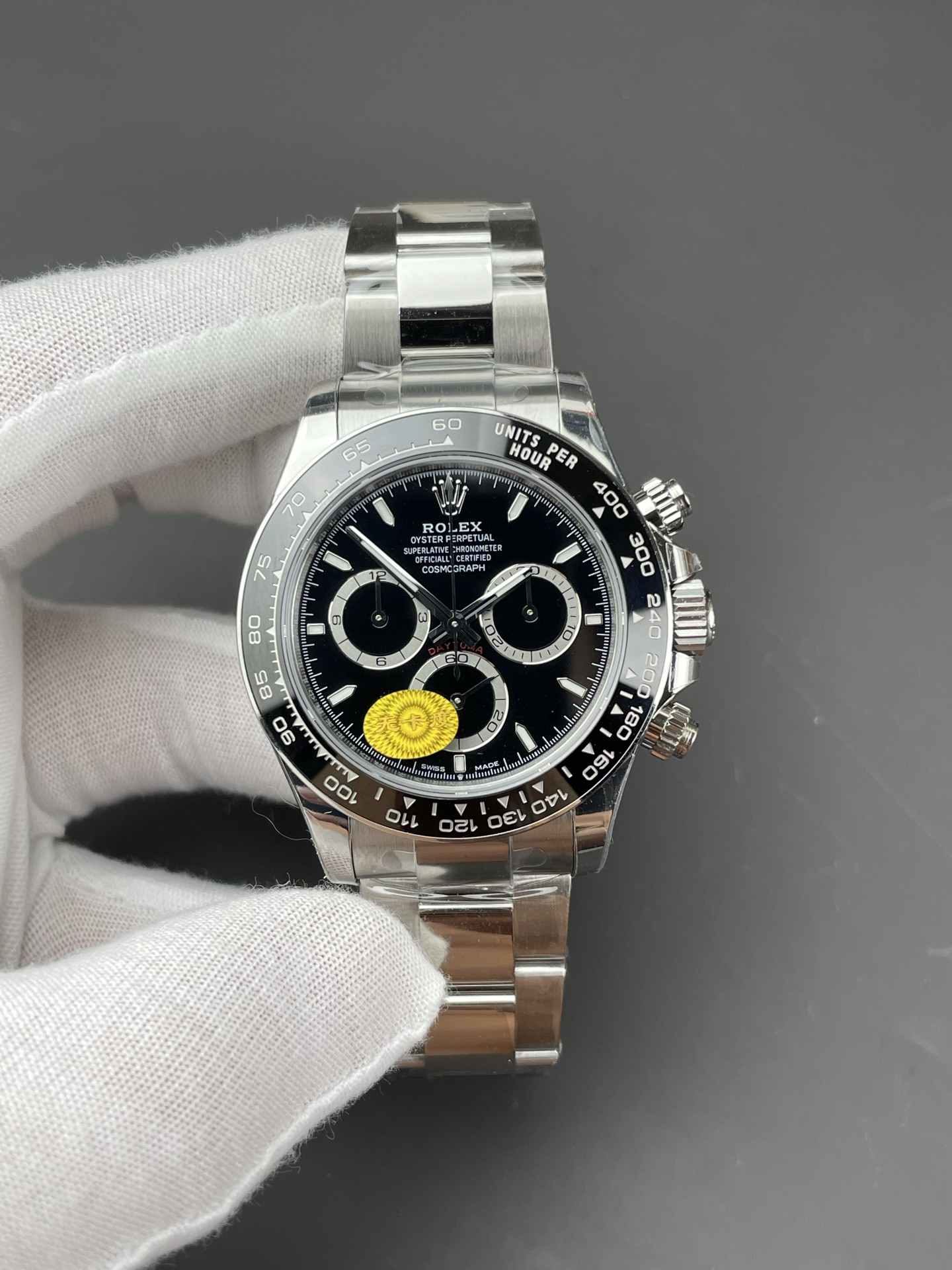 Panda Daytona Black Dial / 40mm