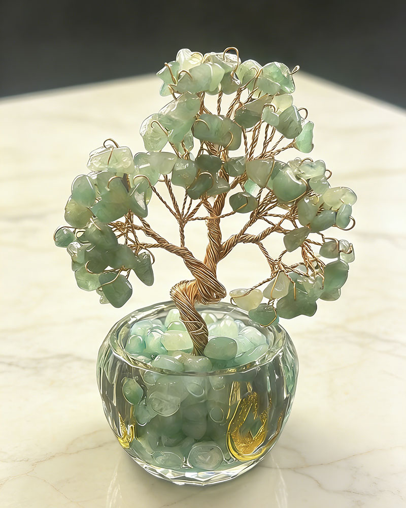 Green Aventurine Tree of Life: Attract Abundance, Boost Luck & Balance Heart Chakra