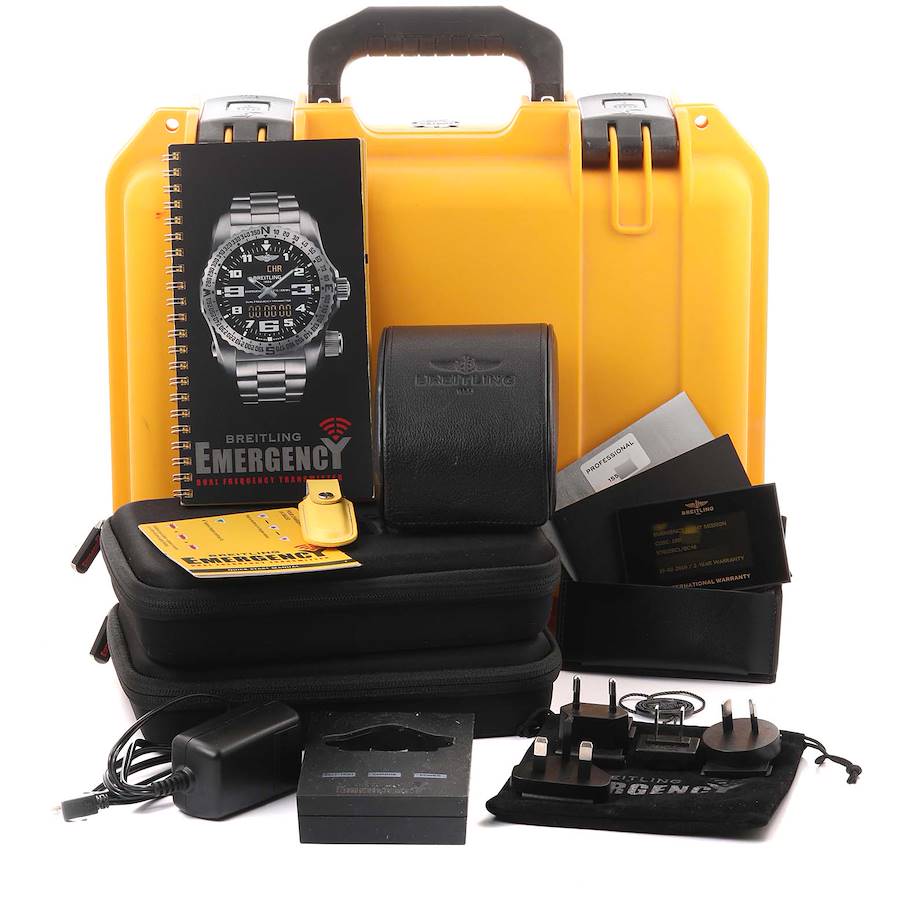Breitling Emergency II Night Mission Titanium Watch V76325
