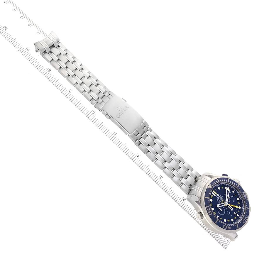 Omega Seamaster 300 GMT Steel Mens Watch 212.30.44.52.03.001