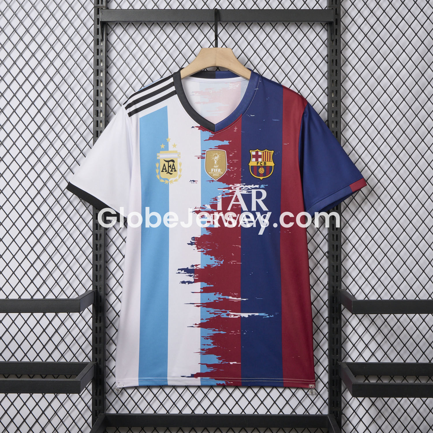 Messi Argentina & Barcelona Special Jersey - Fans Version