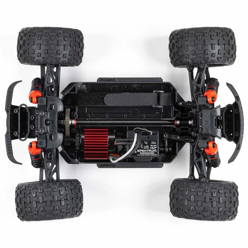 ARRMA 1/18 GRANITE GROM Mega 380 Brushed 4X4 Monster Truck RTR with Battery & Charger, Green