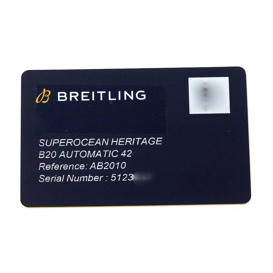 Breitling Superocean Heritage II 42 Green Dial Steel Mens Watch AB2010