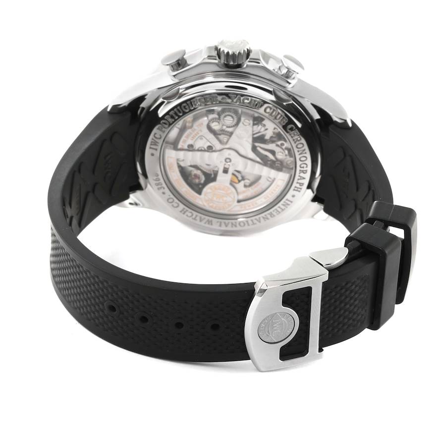 IWC Portuguese Yacht Club Carbon Dial Titanium Mens Watch IW390211