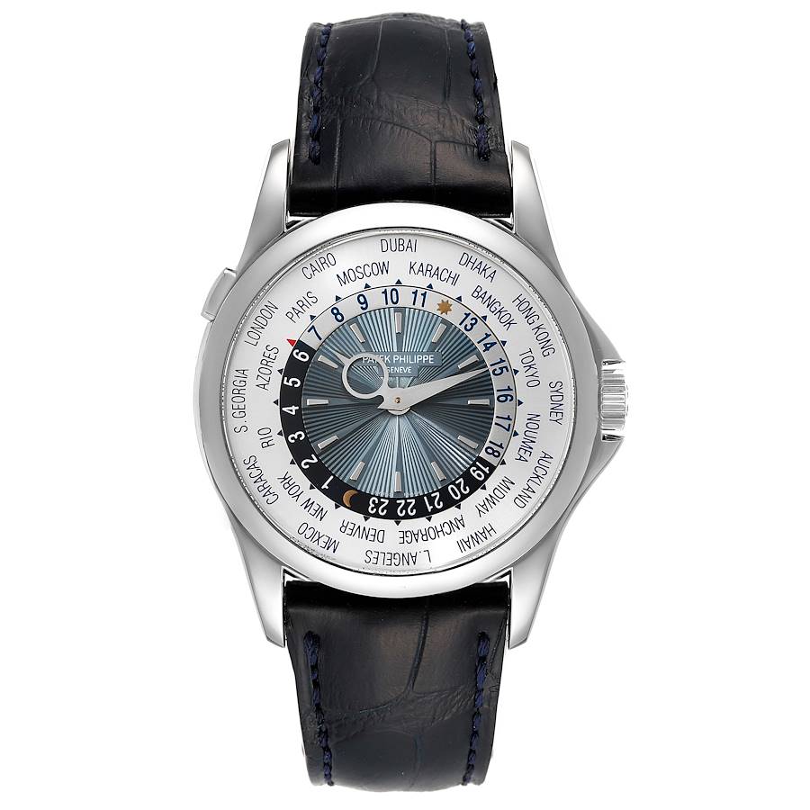 Patek Philippe World Time Complications Platinum Mens Watch 5130P