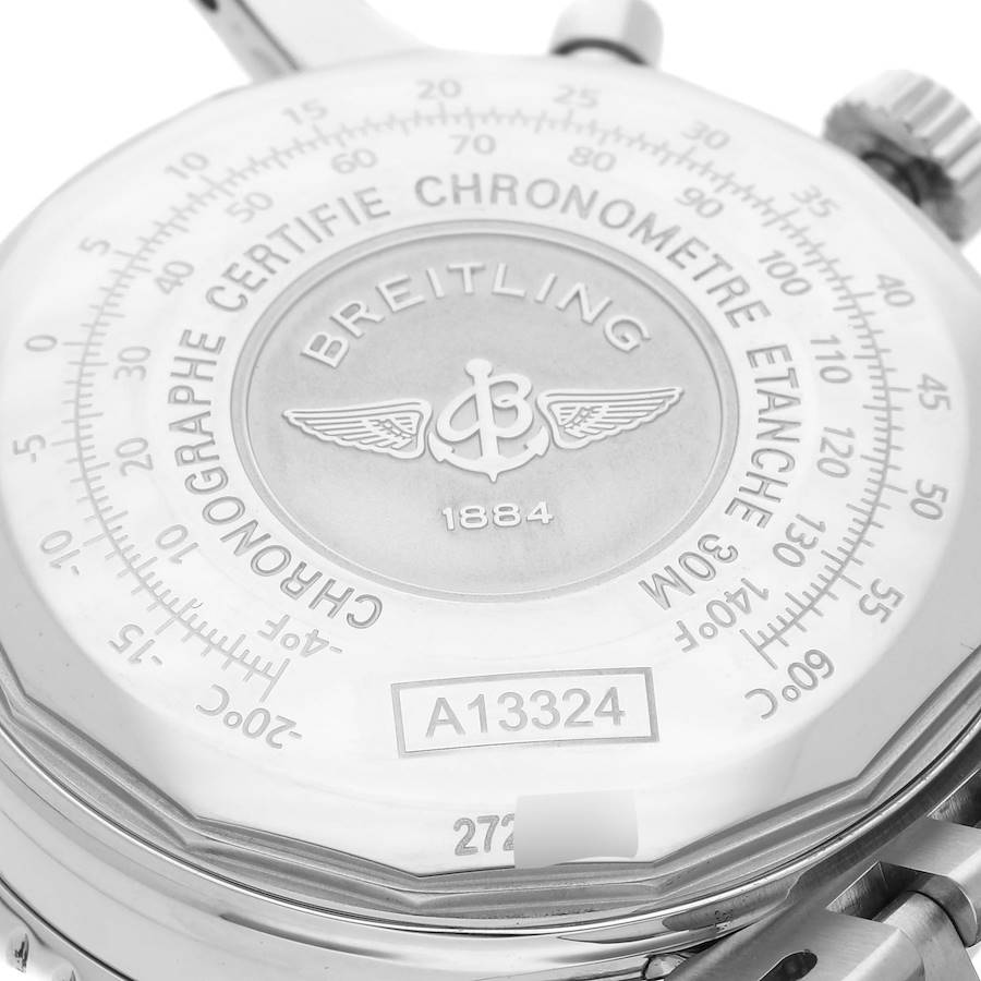 Breitling Navitimer Heritage Silver Panda Dial Steel Mens Watch A13324