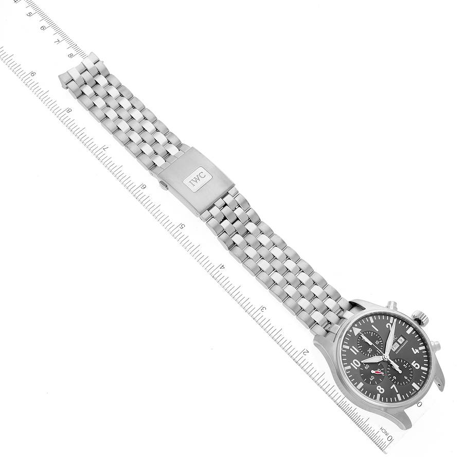IWC Pilot Spitfire Automatic Chronograph Steel 43mm Mens Watch IW377719