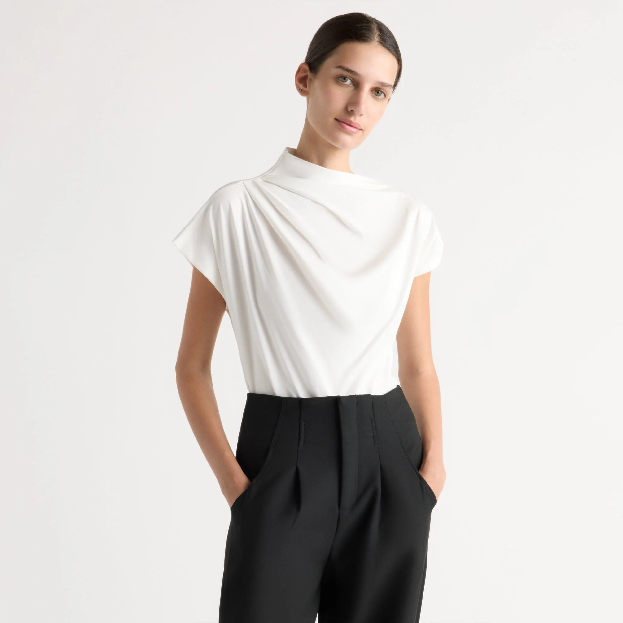 Kenny Asymmetric-Neck Tee