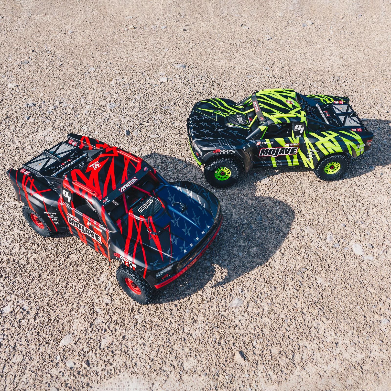 ARRMA 1/7 MOJAVE 6S V2 4WD BLX Desert Truck with Spektrum Firma RTR, Green/Black