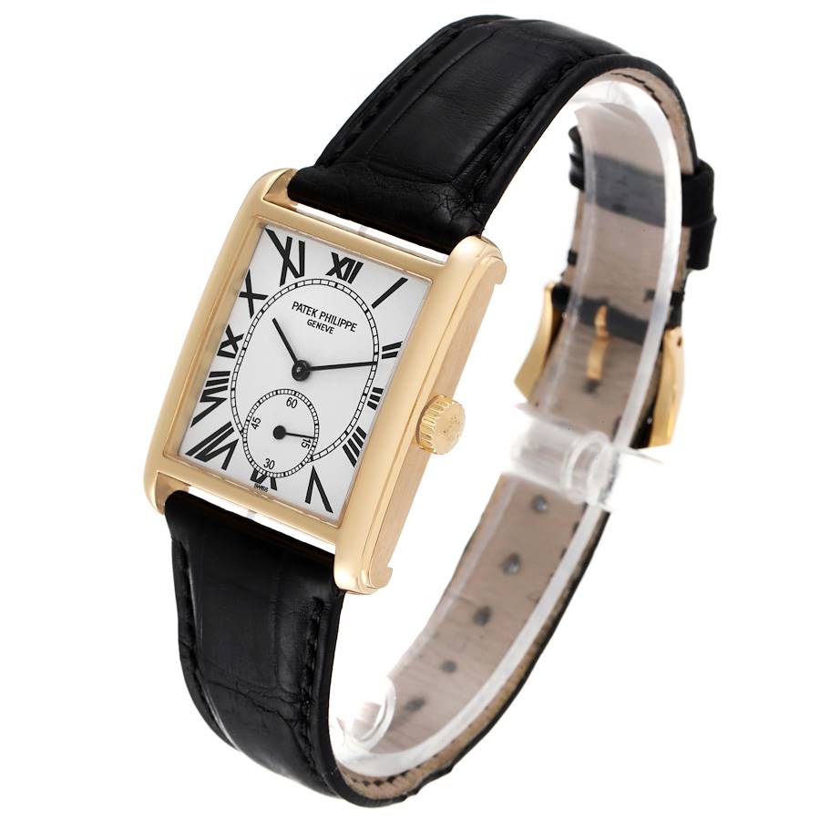 Patek Philippe Gondolo 18k Yellow Gold Small Seconds Mens Watch 5014