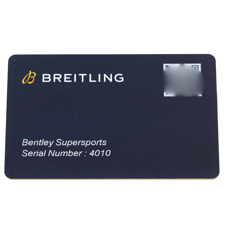 Breitling Bentley GMT Light Body Grey Dial Titanium Mens Watch EB0432