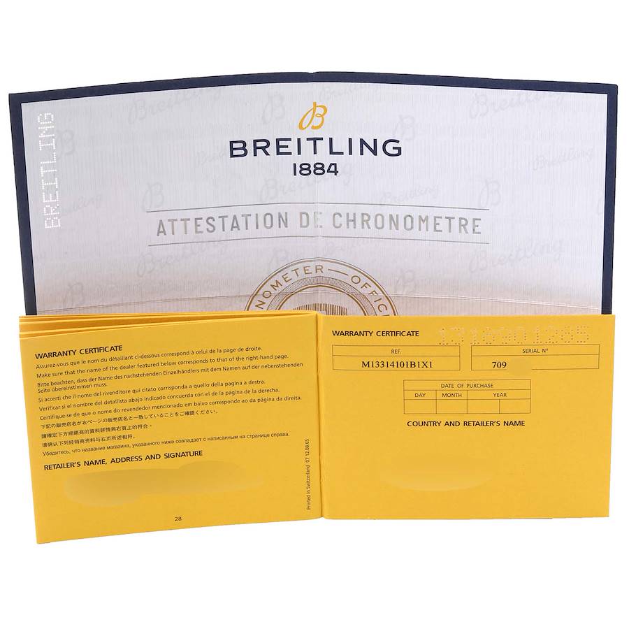 Breitling Navitimer 8 Chronograph 43 DLC Steel Mens Watch M13314