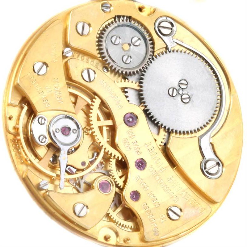 Audemars Piguet 18K Yellow Gold Black Dial Manual Winding Watch 4013