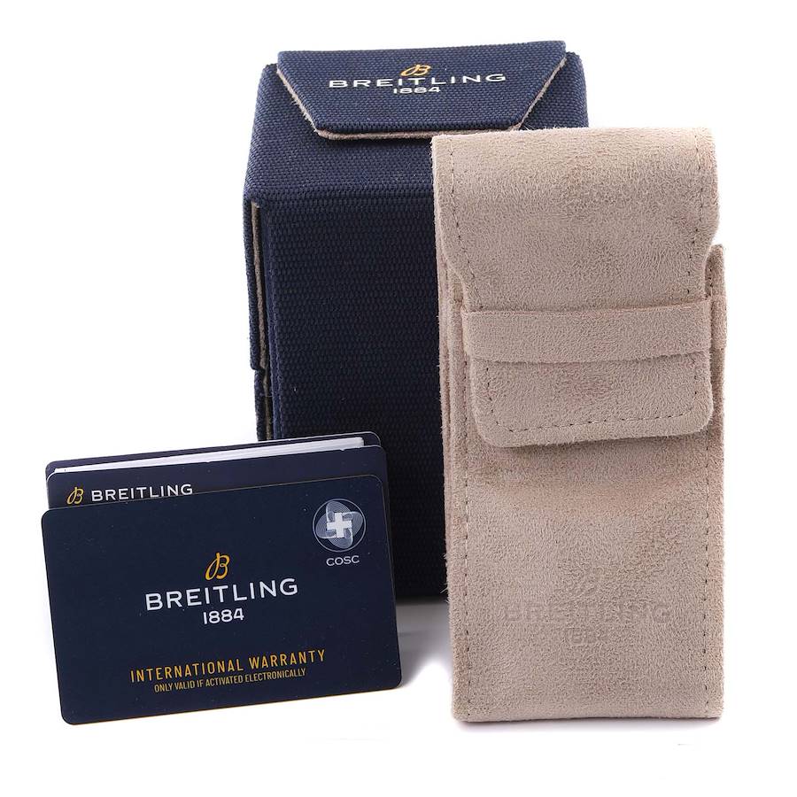 Breitling Super Chronomat B01 44 Steel Rose Gold Mens Watch UB0136