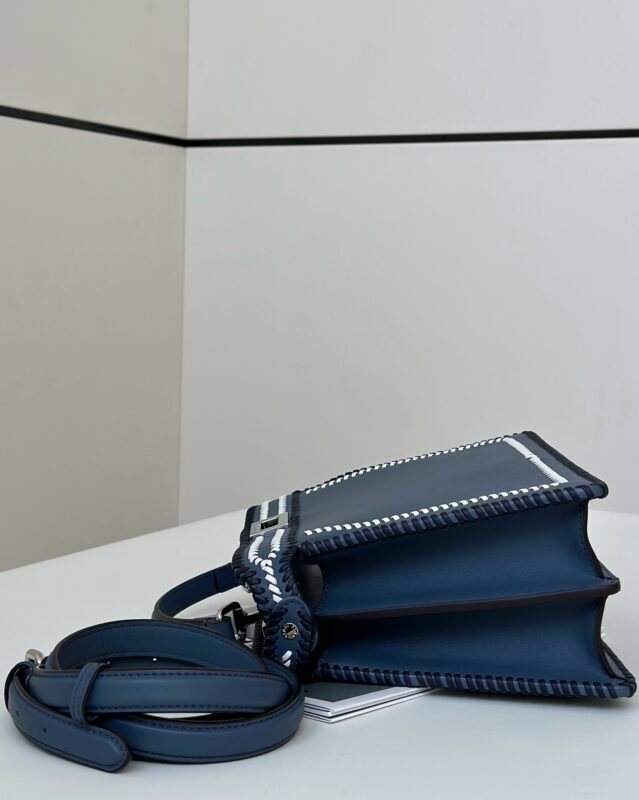 Replica Fendi Peekaboo Dark Blue